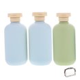 thumbnail image 1 of 3 Pcs Bouteille de Lotion Rechargeable Format Voyage Bouteilles de Revitalisant Vides Bouteilles de Voyage Réutilisables Bouteilles de Shampoing Vides 200 ml, 1 of 8