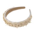 thumbnail image 5 of Unique Bargains 1 Pc Exquisite Fresh Floral Headband Beige, 5 of 6