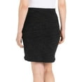 thumbnail image 2 of Hilary Radley Ladies' Space Dye Pull-On Skirt (Black, X-Large), 2 of 3