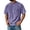 Purple, variant on Vintage Crewneck T-shirt for Mens Casual Plain Reglan Short Sleeve Shirts Plus Size Loose Basic Tees with Chest Pockets Comfy Soft Summer Clothes Blue