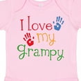 thumbnail image 4 of Inktastic I Love My Grampy Grandchild Boys or Girls Baby Bodysuit, 4 of 5