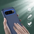 thumbnail image 5 of Entronix 3-Piece Combo Designed for Pixel 10 Pro XL, 1 Heavy Duty Triple-Layer Case & 2 Clear Screen Protector 9H Tempered Glass, Blue, 5 of 7