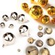 thumbnail image 4 of 10 Piezas de 14 Mm Cascabeles de Hierro Sueltas Colgantes para Decoración de Fiestas Manualida Oro Mayimx Jingle bells, 4 of 8