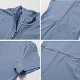 thumbnail image 5 of Monos deportivos con cremallera para mujer, traje de Fitness de una pieza, chándal de gimnasio, mono corto, conjunto de Yoga de verano, monos, ropa deportiva de entrenamiento, 5 of 5