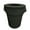 Black, variant on LA Linen Stretch Spandex Trash Can cover for Slim Jim 23-Gallon, Orange