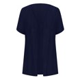 thumbnail image 5 of AherBiu Summer Cardigans for Women Open Front Short Sleeve Lightweight Casual Tops Shirts Outwear, 5 of 5