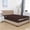 Brown, variant on Elegant Comfort Twin Fitted Sheet Deep Pocket 18 Inch Fully Elasticized