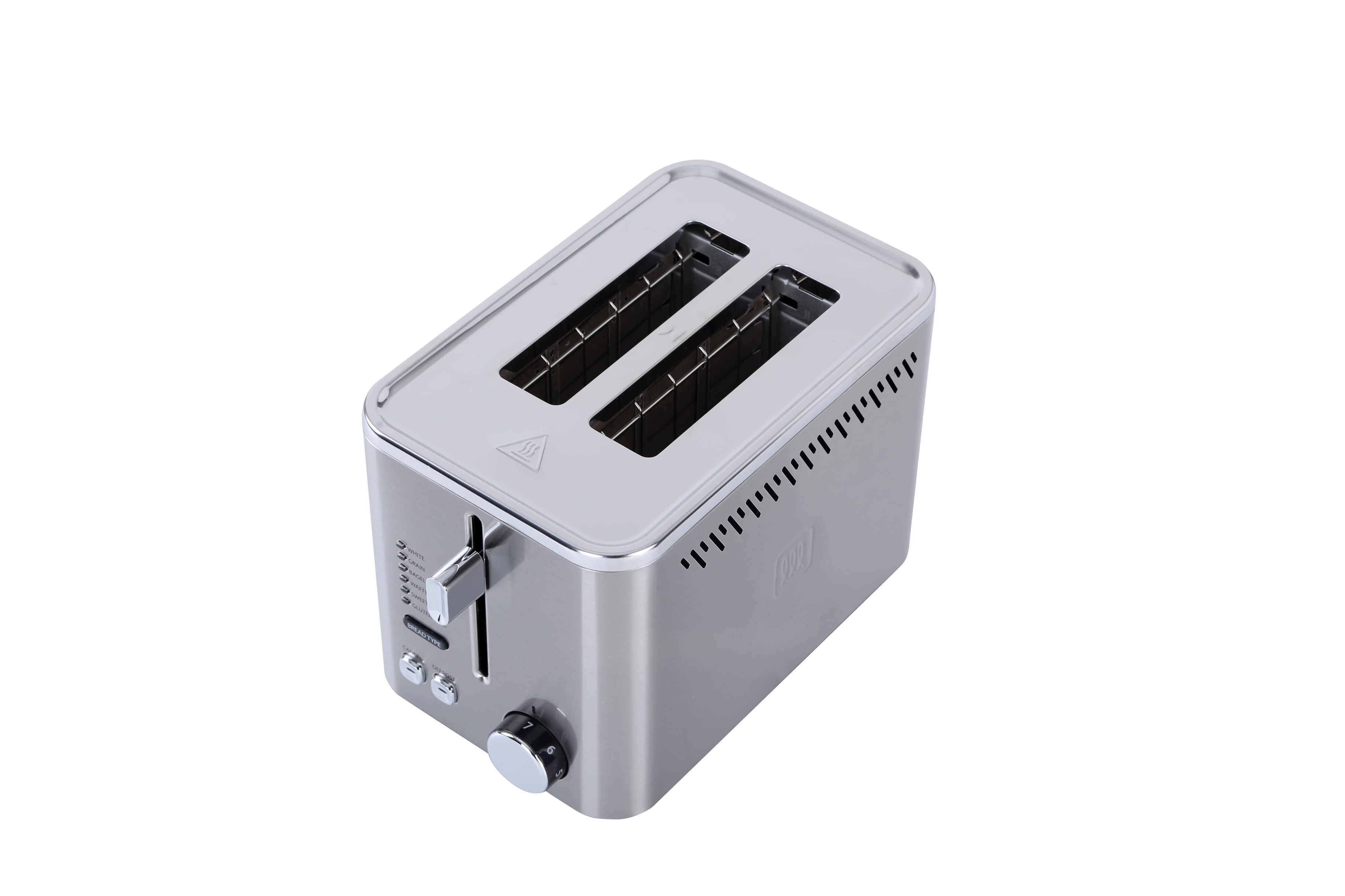 Toastmaster 2-Slice Toaster, Stainless Steel, Extra Wide Slots, High Rise Toast Lift, Gluten Free Setting, 900W