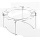 thumbnail image 2 of Rejilla para muslos de pollo, acero inoxidable, multiusos, Vertical, con bandeja de goteo, accesorios para parrilla, herramienta de cocina al aire, 2 of 7