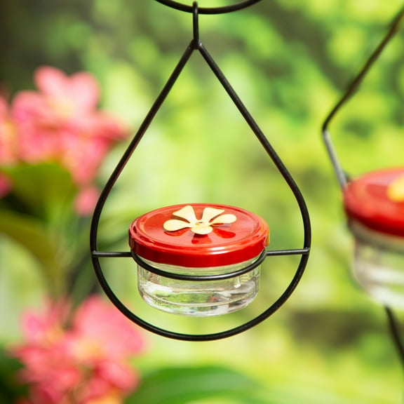 Hanging Three Tier Hummingbird Feeder, Set of 2