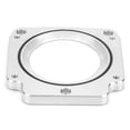 thumbnail image 4 of Placa adaptadora del cuerpo del acelerador de aluminio con acabado natural y pernos de montaje, compatible con LS/DBW/DBC., 4 of 14