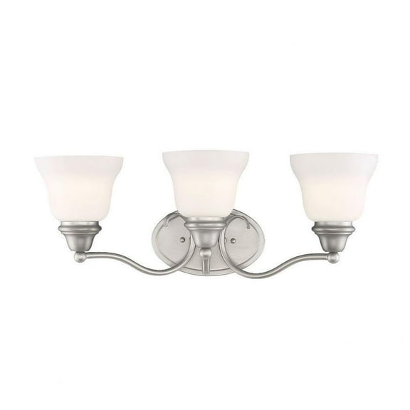 3 Light Bath Bar-Transitional Style with Transitional Inspirations-8.75 inches Tall By 22.75 inches Wide Bailey Street Home 159-Bel-1050788