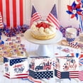 thumbnail image 4 of BKER Boîtes Patriotiques Fête de l'Indépendance Boîtes Patriotiques et Rayures Bonbons 6 Pcs Boîtes de Fête Portables Boîtes de Rangement Colorées Réunion de Famille, 4 of 5