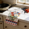 thumbnail image 6 of Hovilon Independence Day Kitchen Towels - Red White Blue Patriotic Dish Towels & Hand Towels, Absorbent Tea Towels for 4th of July, Memorial Day, Labor Day Decor and Cooking Baking Cleaning, 6 of 6