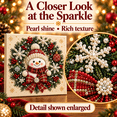 thumbnail image 5 of Christmas Diamond Art Kits, DIY Pearl Diamond Painting Art Kit with Frame, Christmas Pearl Beads Art Craft for Adults & Beginners, Home Wall Decor, 5 of 9