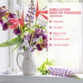 thumbnail image 6 of Greenadscape Home Decor Flower Red Glued Sponge Rubber 5Pcs 22X3.5In, 6 of 7