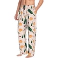 thumbnail image 3 of Mens Pajama Pants - Soft Sleep & Lounge Pants for Men, Cheese Wine Bottle Print Cuteness Casual PJ Bottoms Pants with Pockets, 3 of 5
