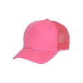thumbnail image 2 of Structured Neon Trucker Mesh Hat- Neon Pink, 2 of 3