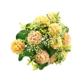 thumbnail image 2 of Hydrangea Artificial Flowers, Faux Hydrangea Flowers Outdoor, Realistic Artificial Florals, Faux Blooms Arrangement, Flower Bouquet for Wedding, Durable Floral Decor, 12.99 in,Champagne Color, 2 of 6