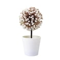 thumbnail image 3 of Artificial Bonsai No Watering Easy to Maintain Simulation Potted Green Plant Desktop Ornament Home Decor Simulation Potted Flower, 3 of 7
