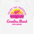 thumbnail image 4 of Inktastic Summer Enjoy the Sunshine Carolina Beach North Carolina Pink Boys or Girls Baby Bodysuit, 4 of 5