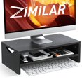 thumbnail image 1 of Soporte de monitor similar de 2 niveles para PC, iMac y portátil, 1 of 7