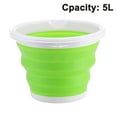 thumbnail image 1 of Collapsible Buckets, Space-Saving Mop Bucket, Portable Foldable Plastic Pail,, 1 of 5
