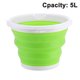thumbnail image 1 of Cubo plegable con asa Contenedor de juguetes de playa plegable, 5L / 10L Plegable, pequeños cubos de plástico para limpieza, jardinería, mochilero, camping, supervivencia al aire libre MFZFUKR 2035417-2, 1 of 8