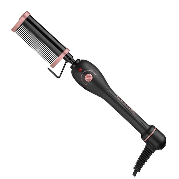 Peine de prensado y peinado Gold N Hot Rose Gold para cabello texturizado