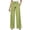Light Green, variant on WHEANG Faux Linen Pants Women High Waist Bow Tie Belt Wide Leg Pants Women Summer Business Casual Dual Style Breathable Loose Trousers Outing Hiking Pants Women(Color Green Size M)