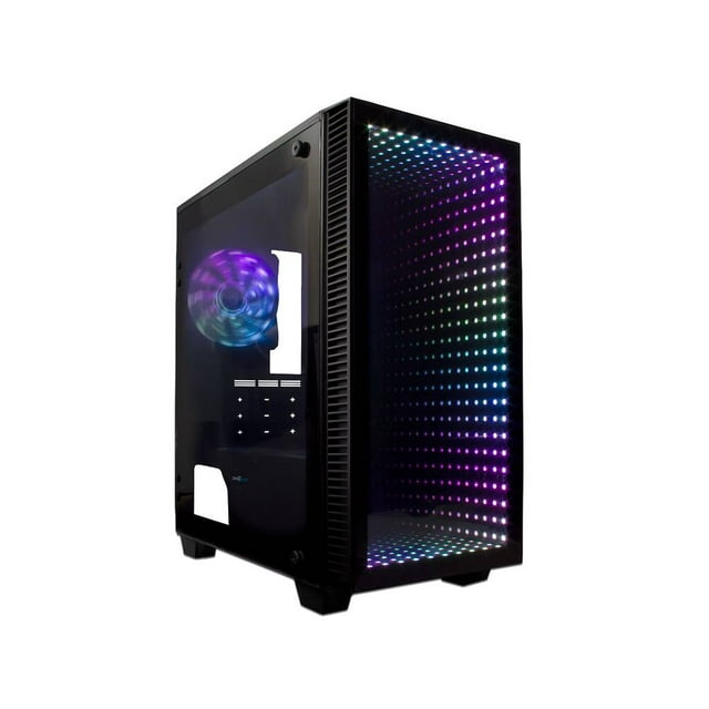 Gabinete Gamer Factor CSG560, Micro-ATX, RGB, sin fuente de poder GameFactor CSG560
