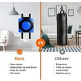 thumbnail image 5 of AIGIA Boxing Mats PU Leather Wall Target Adjustable Height Boxing Training Sandbag Wall Punching Pad for Fitness, 5 of 5