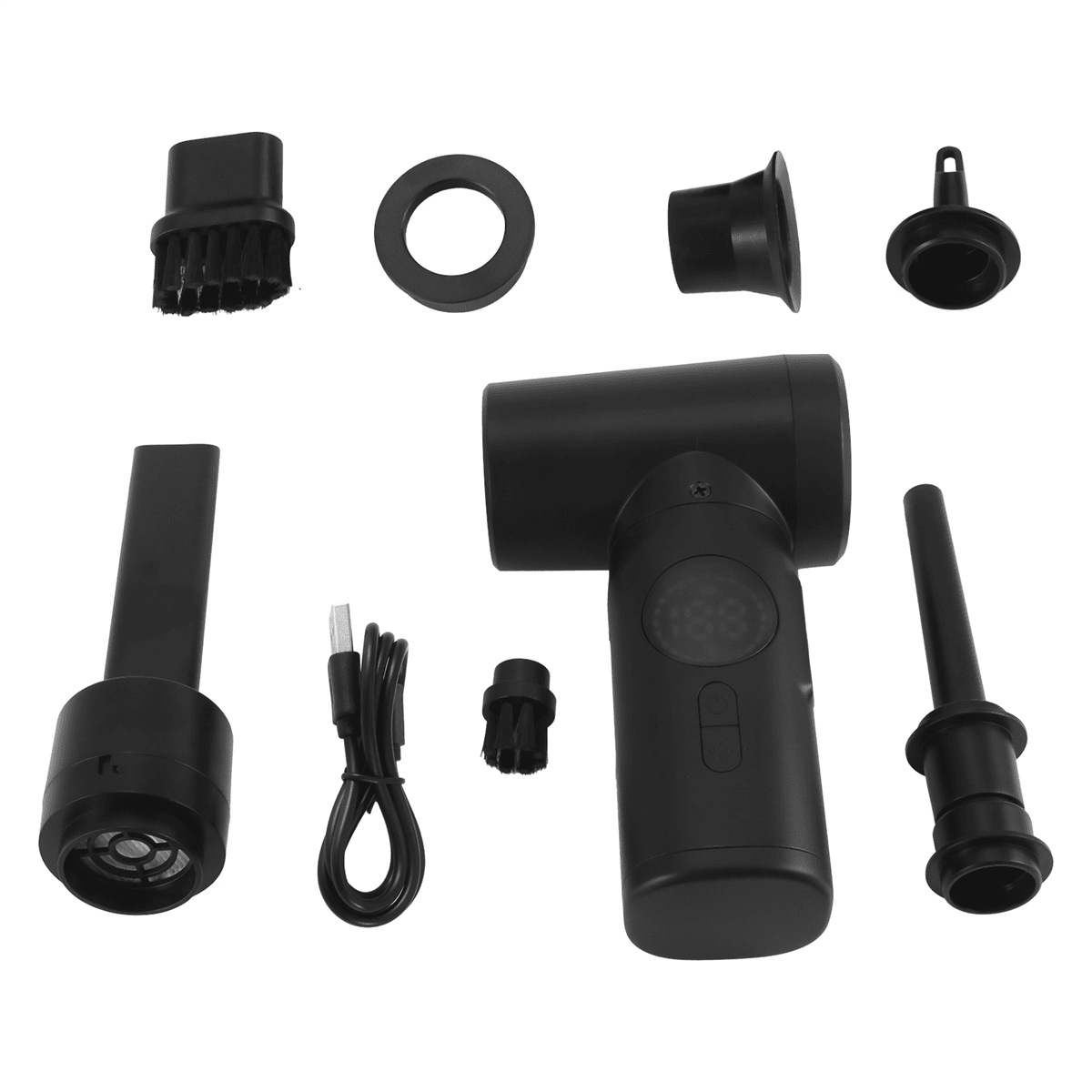 6000mAh Portable Compressed Air Duster Cleaner Cordless Duster for Keyboard Computer Cleaning