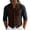 Coffee, variant on Jerdar Men's Solid Lapel Waistcoat, Single Breasted Multi Pocket Sleeveless Vest Formal Casual Suit Vest for Wedding Party