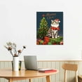 thumbnail image 2 of Nawypu Meowy Catmas Tree American Shorthair Lover Xmas Cat Wrapped Canvas Poster Prints for American Shorthair Cat Lover Kitten Funny Gifts Idea Merch Art Wall Decoration, 2 of 4