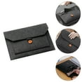 thumbnail image 4 of landege Black Laptop Pouch Portable Felt Laptop Tablet Bag Computer Pouch (13 inch), 4 of 10