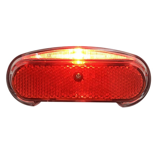 Luz Trasera de Bicicleta EléCtrica de 6V-48V Luz Trasera de Bicicleta EléCtrica Luz Trasera de Advertencia LED de Seguridad para Patinete EléCtrico