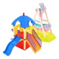 thumbnail image 1 of 2 piezas de accesorios de juego, decoración de patio, escena infantil, modelo de juguete en miniatura para decoración de casa de muñecas, minitobogán de juguete, modelo de minitobogán, juguetes, 1 of 8