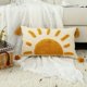 thumbnail image 4 of Juego de 2 fundas de almohada decorativas bohemias de 12x20, fundas de almohada lumbar tejidas con borlas, funda de almohada abstracta moderna, 4 of 5