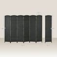 thumbnail image 4 of HOMCOM 6 Panel Room Divider Freestanding Folding Privacy Screen Black, 4 of 9