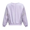 thumbnail image 5 of XIYON Womens Sweatshirts Elegant Crewneck Long Sleeve Sweatshirt Loose Pullover Top Relaxed Fit Fall Outfits, 5 of 5