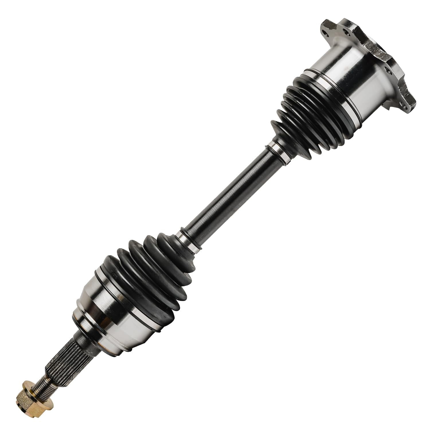 Detroit Axle - Front CV Axles Assembly for 4WD Chevy GMC Avalanche Yukon Silverado Sierra 1500 Cadillac Escalade, 2 CV Axle Shafts, 2 Lower Ball Joints, Replacement