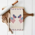 thumbnail image 3 of 4th of July Kitchen Towels Set of 2 Blue Red American Flag Dish Towels and Dishcloths Sets Decorative Tea Towel Patriotic Liberty Memorial Independence Day Absorbent Hand Towels for Kitchen Bathroom, 3 of 6