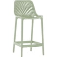 thumbnail image 2 of Meridian Furniture Mykonos Mint Outdoor Patio Stool (Set of 4), 2 of 8