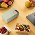 thumbnail image 3 of Binwennn Contenants à Sandwich Réutilisables à Fermeture Éclair pour Collation à Plat pour Enfants, Lunch Chauffant, Lunch Autochauffant, Modèle Sans Fil Rechargeable avec Acier Inoxydable de Qualité Alimentaire 304 de 3200mAh, Grande Capacité de 1 L, 3 of 6