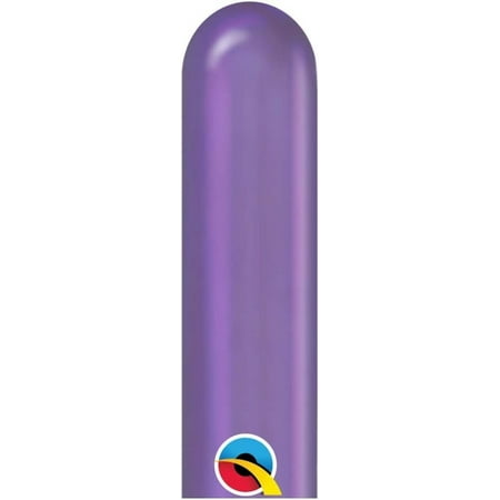 260Q Purple 100Ct Plain Latex Modelling Balloons