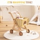 thumbnail image 4 of ROBOTIME - Carrito de Compras de Madera para niños pequeños, Caminante de Madera Ajustable en Altura para bebé, Caminante Sentado para Caminar para bebé aprendiendo a Caminar Durante 10 Meses, 1 año, 4 of 4