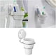 thumbnail image 2 of Soporte para cepillo de dientes con ventosa, vaso de plástico para hacer gárgaras, soporte para vaso, soporte para pasta de dientes y maquinilla de afeitar para baño., 2 of 7
