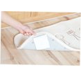 thumbnail image 3 of HEALEEP Non Slip Sticker 12Pack White Square Non Woven Silicone Carpet Grippers No Residue, 3 of 8