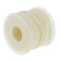 thumbnail image 3 of serony 20 Meters Pearl Beads Chain Ribbon Trim for Wedding Decor DIY Beige, 3 of 9